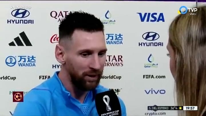 La entrevista de Sofia Martínez a Messi en el Mundial de Qatar