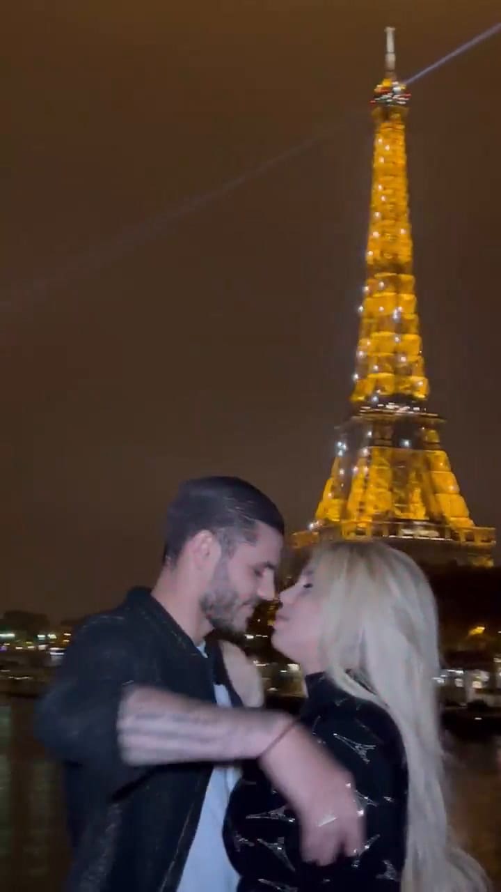 El beso apasionado de Wanda Nara y Mauro Icardi que demuestra su reconciliación