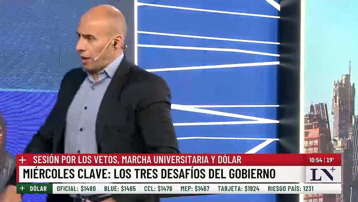 Congreso blindado por la marcha universitaria