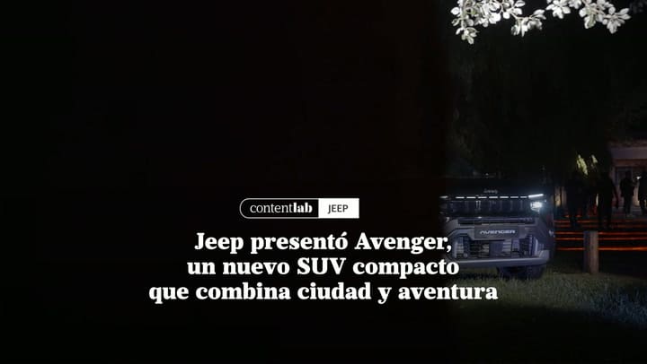 Jeep presentó Avenger, el nuevo SUV compacto con motor híbrido que combina estilo urbano y aventura