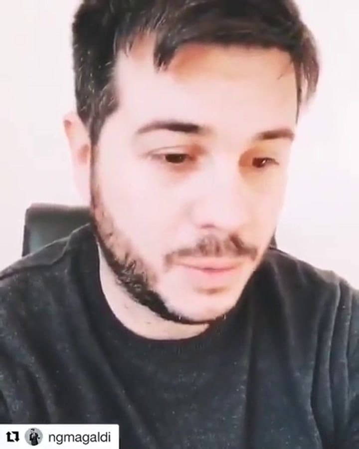 El mensaje de Nicolás Magaldi para anucniar que se va de 'Todos arriba' - Fuente: Twitter