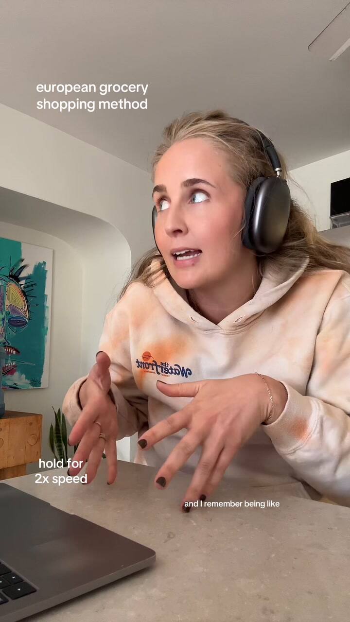 La historia de una usuaria de Tik Tok que pasó a utilizar el sistema europeo de compras