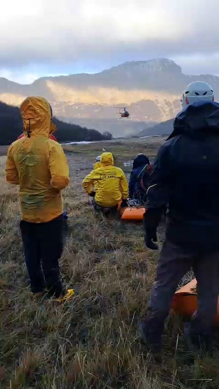 Así fue el rescate de los cuerpos en Ushuaia
