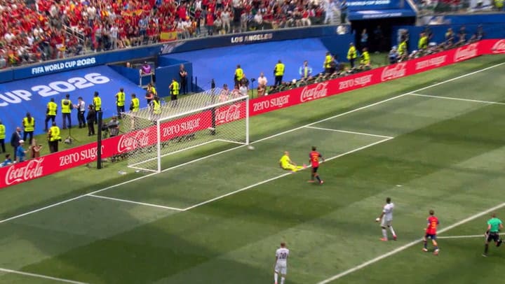 Tercer gol de España vs Austria