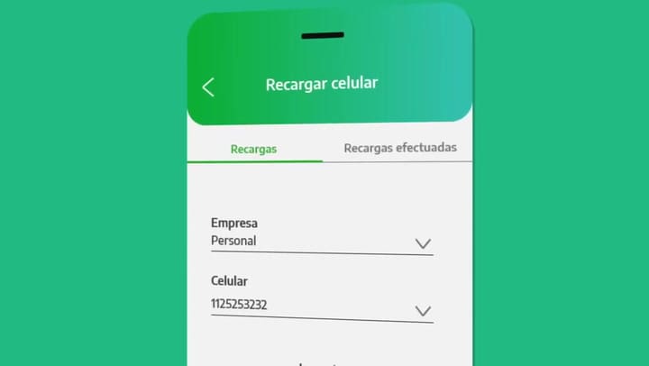 Cómo recargar el saldo del celular con Cuenta DNI
