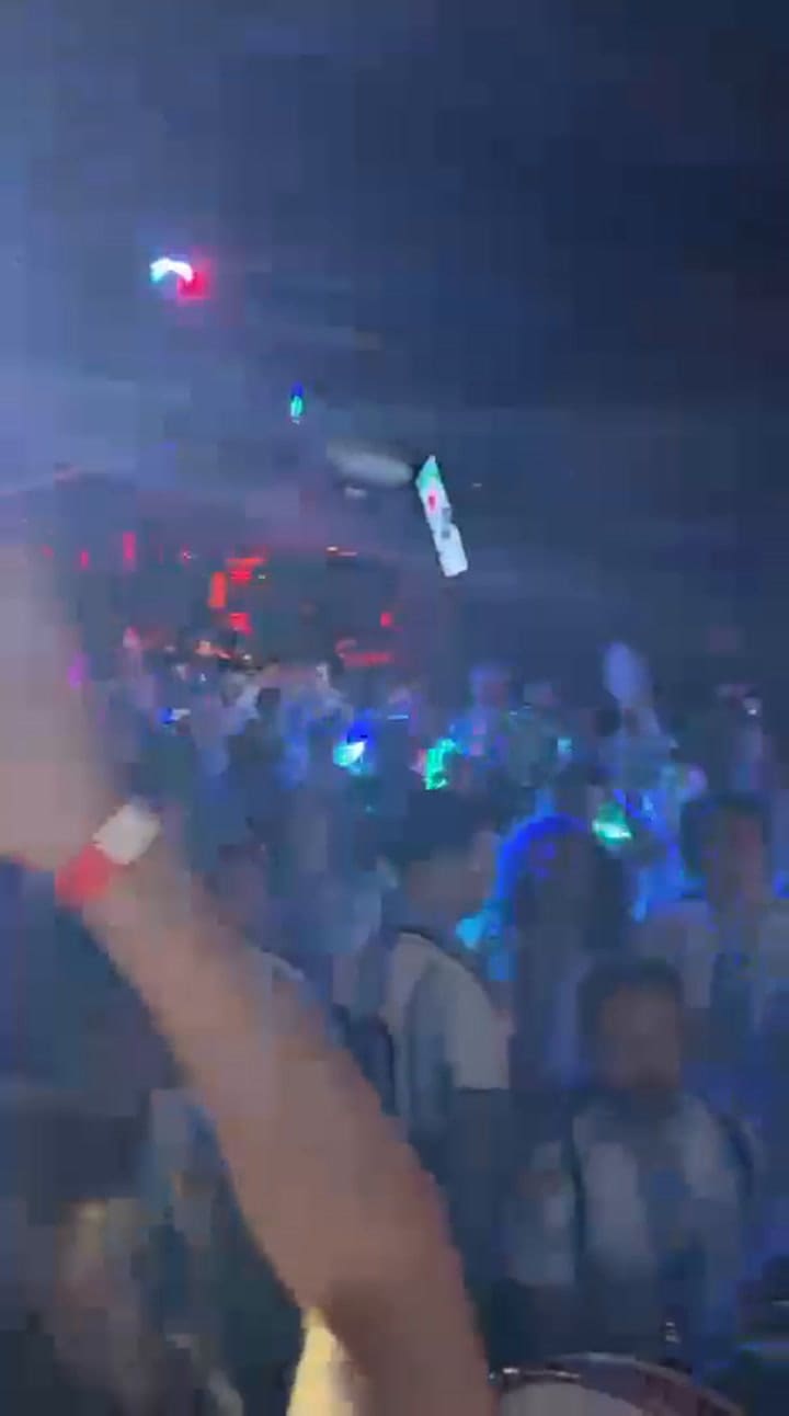 Argentinos en Suiza durante el partido