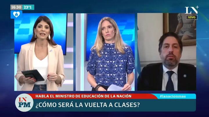 Nicolás Trotta, ministro de Educación: 'No queremos apurar la vuelta a clases'