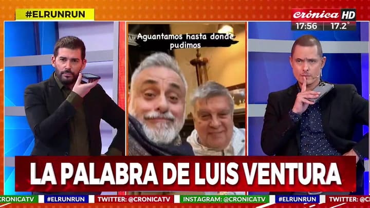 Luis Ventura habló sobre la internación de Jorge Rial
