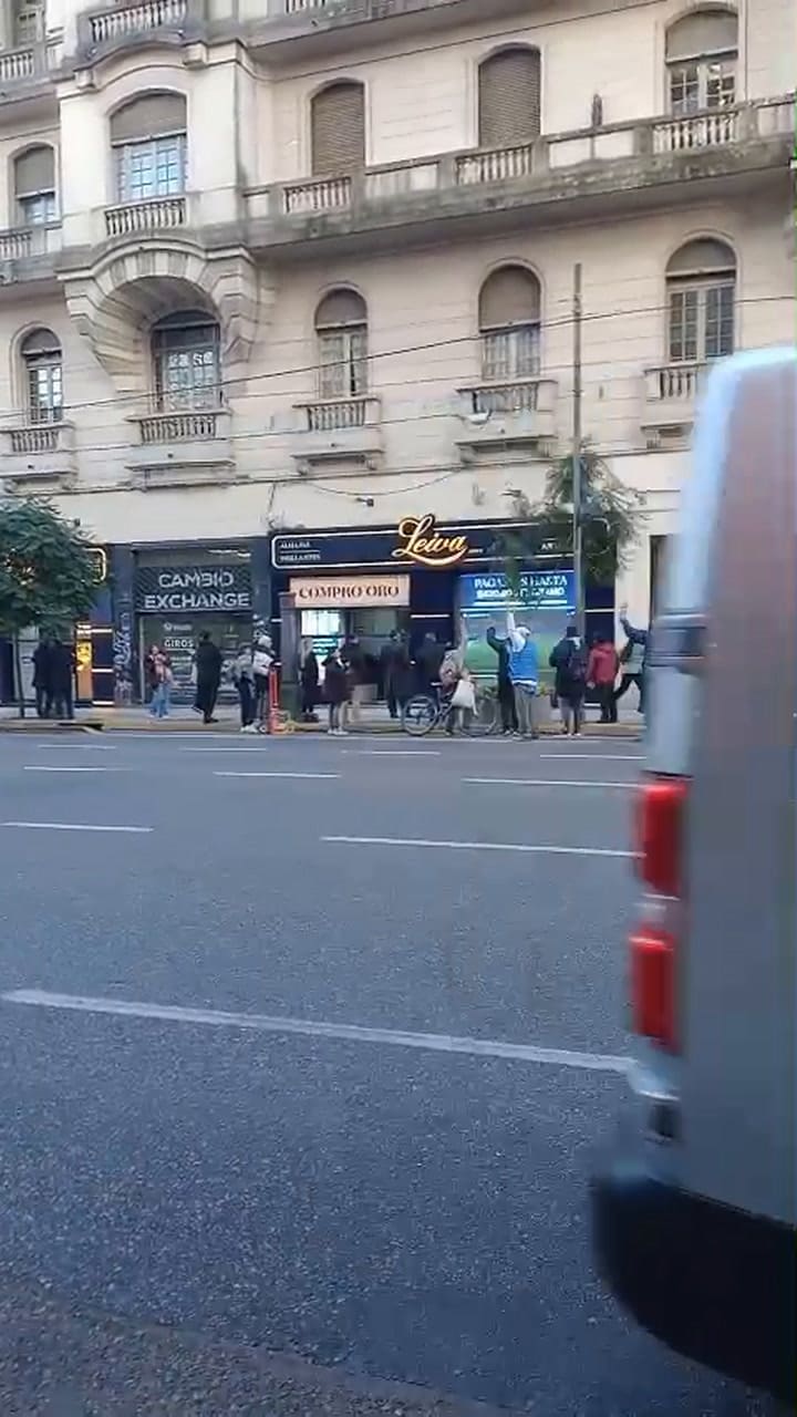 En las calles de Buenos Aires se vivió el partido