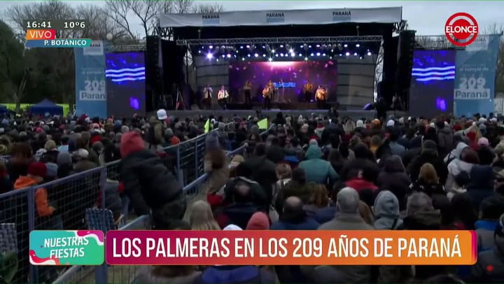 El desafortunado comentario de un músico de Los Palmeras durante un show