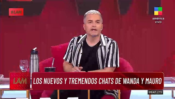 Benjamin Vicuna aparecio en un chat entre Wanda Nara e Icardi