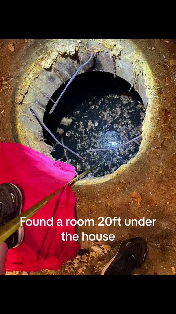 Debajo de su jacuzzi encontró una habitación subterránea llena de agua