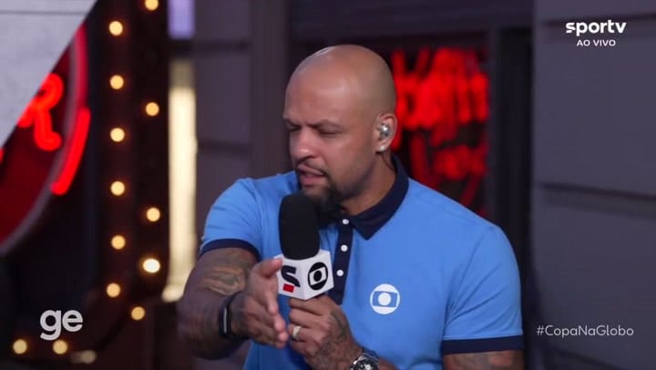 Felipe Melo aseguró que los árbitros favorecieron a la Argentina y D’alessandro respondió
