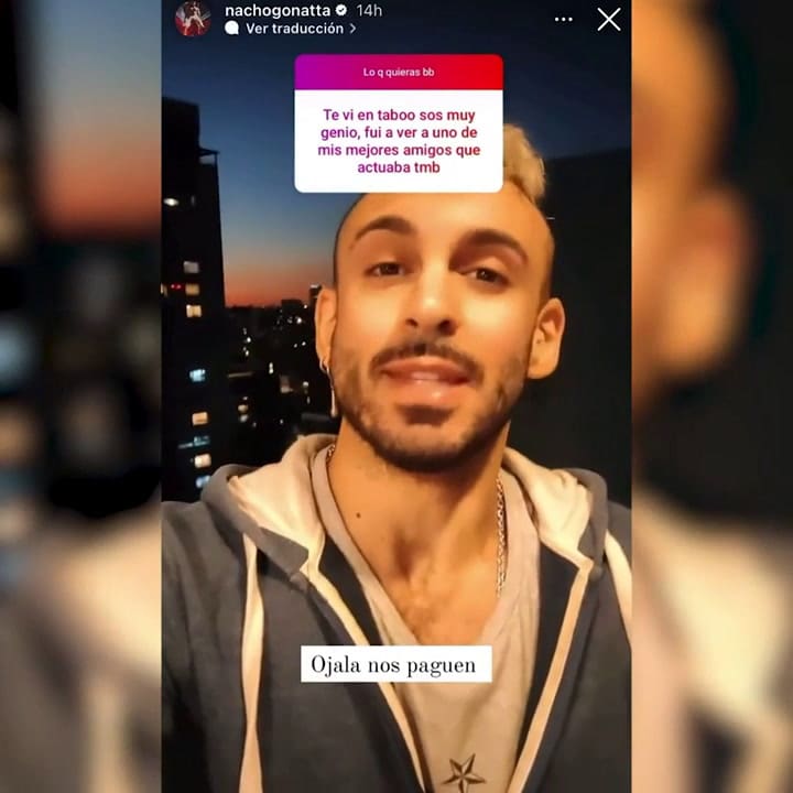 La denuncia de Nacho Gonatta sobre la falta de pago por Taboo