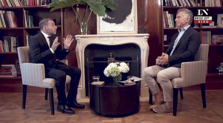 Macri: 'Nosotros no tiramos 14 toneladas de piedras'