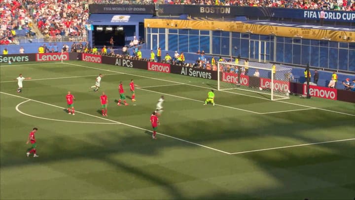 Segundo gol de Francia vs Marruecos