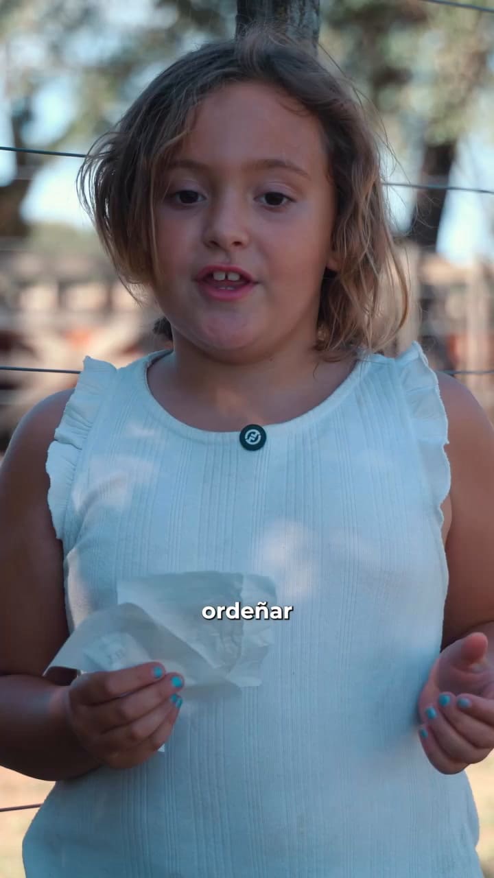 India en la entrevista con Canal Ganadero, donde se hizo conocida