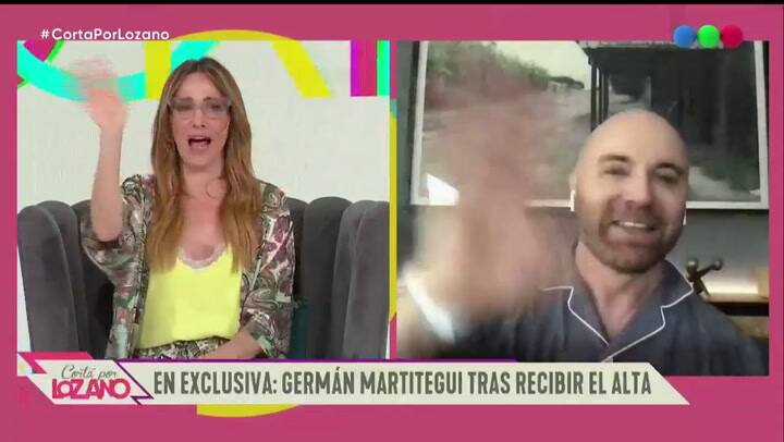 Germán Martitegui habló de su recuperación en Cortá por Lozano - Fuente: Telefe