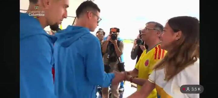 El no saludo de James Rodríguez a la hija del presidente Petro