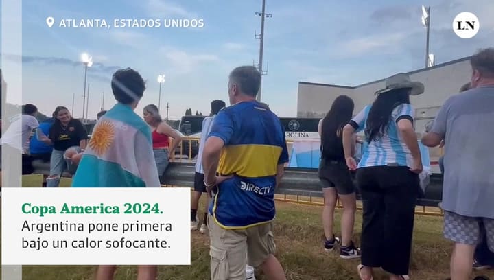 Copa America 2024: Primer entrenamiento de la seleccion en Atlanta