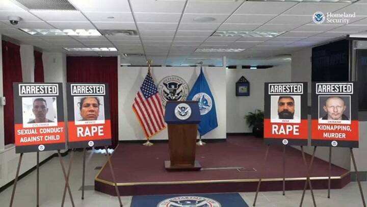 Markwayne Mullin presentó los resultados de la operación migratoria durante una conferencia en Nueva York