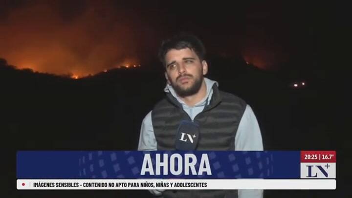 Martín Llaryora habló sobre los incendios en su provincia