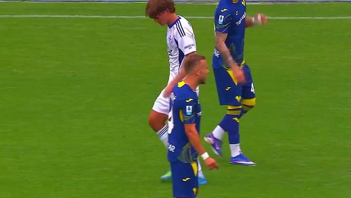 El momento de la lesión de Nico Paz