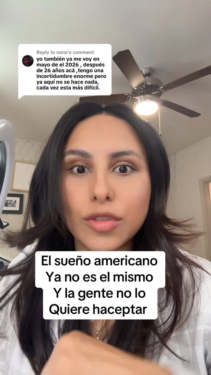 Vive en EE.UU. pero cuenta que el sueño americano ya no es el mismo