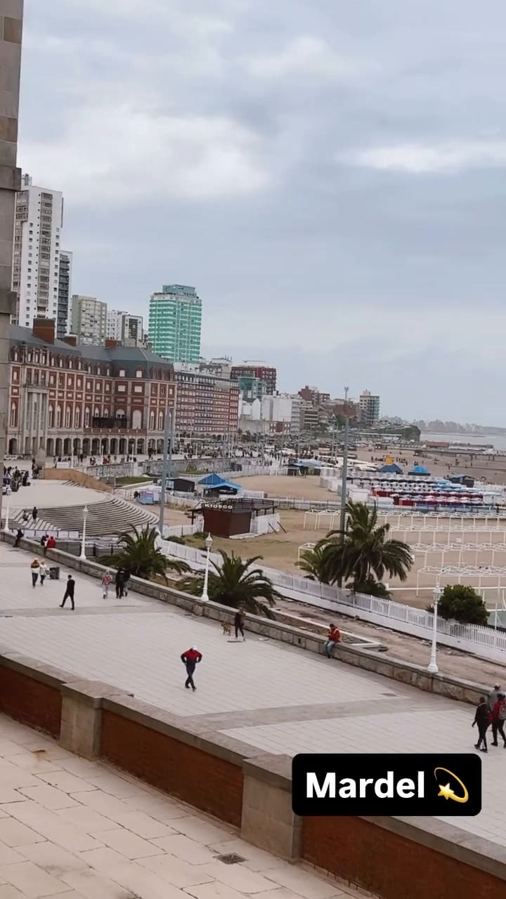 El video de Karen Reichardt desde Mar del Plata