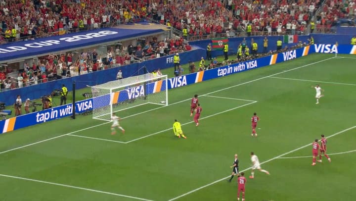 Gol de España vs. Portugal