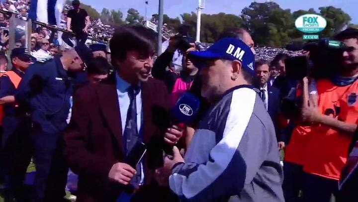 Diego Maradona habló sobre la presencia de su gran amigo Claudio Paul Caniggia en el bosque