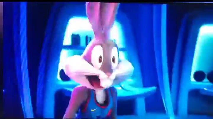LeBron James en la película Space Jam: un nuevo legado