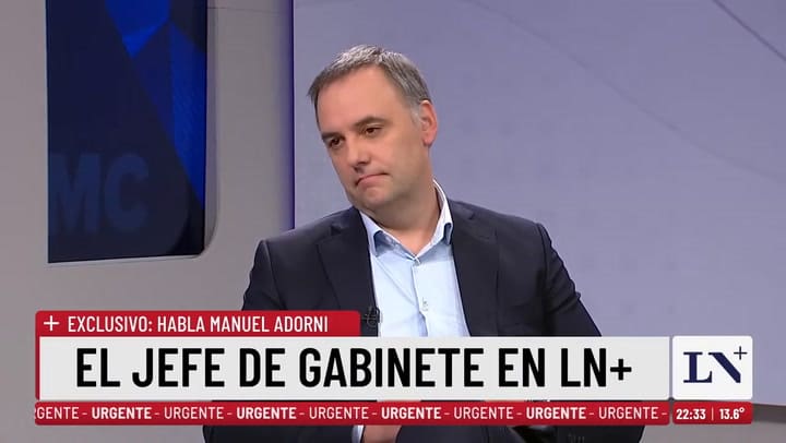 “Ahorramos en negro”: Adorni confirmó que presentó su DD.JJ. ENTREVISTA COMPLETA con José del Río