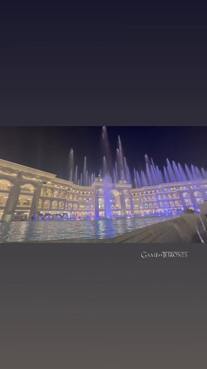 Antonela Roccuzzo mostró el homenaje que le hicieron en Doha a Game of Thrones