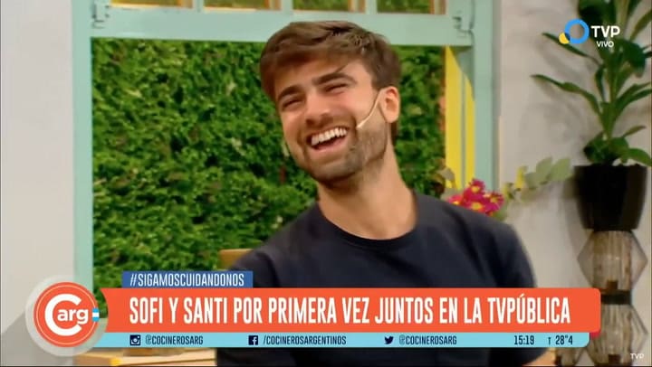 Sofía Pachano presentó a su novio en vivo en Cocineros Argentinos: 'Estoy muy enamorada'