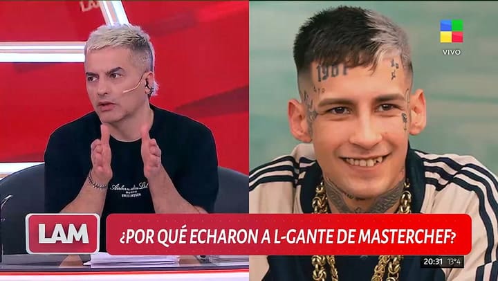 Ángel de Brito contó cómo habría reaccionado Wanda Nara sobre la salida de L-Gante de MasterChef