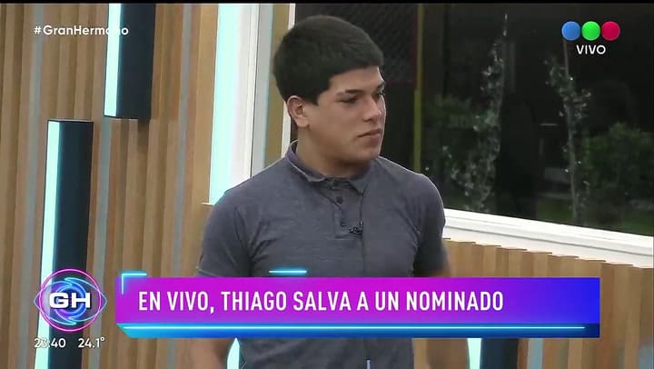 Thiago salvó a un compañero