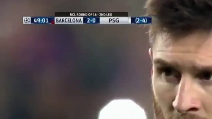 El 3-0, Messi de penal