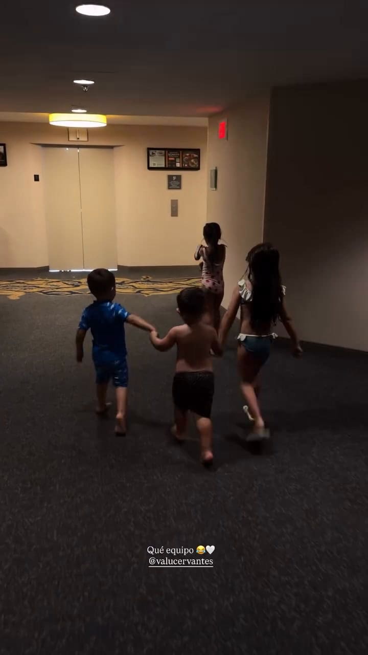 El video de los hijos de Lautaro Martínez y Enzo Fernández