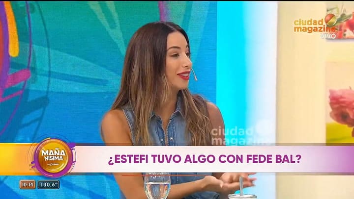 Estefi Berardi le mandó un picante mensaje a Fede Bal luego de que los vincularan sentimentalmente