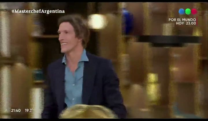 Iván de Pineda tuvo una participación sorpresa en MasterChef Celebrity (Telefe)