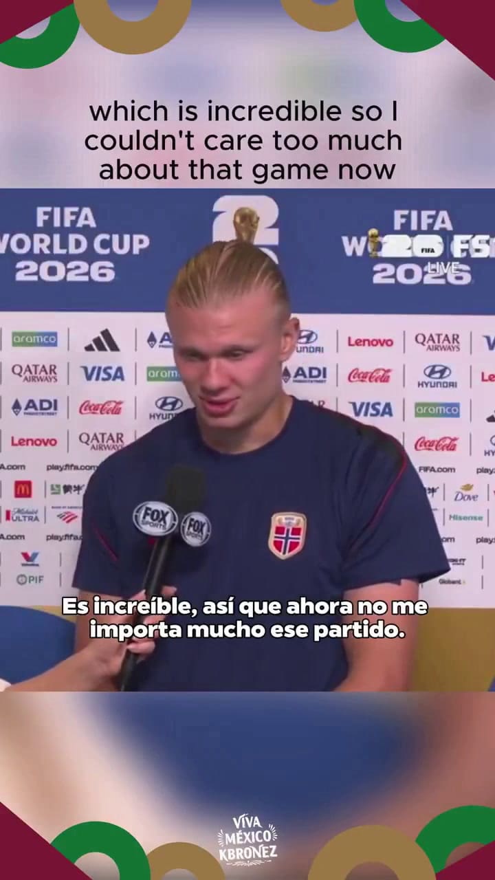 La sorpresiva respuesta de Haaland sobre el duelo ante Francia