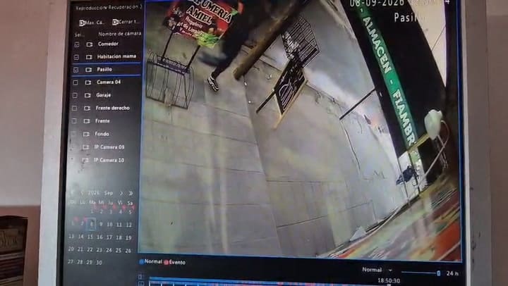 Así escapó el agresor