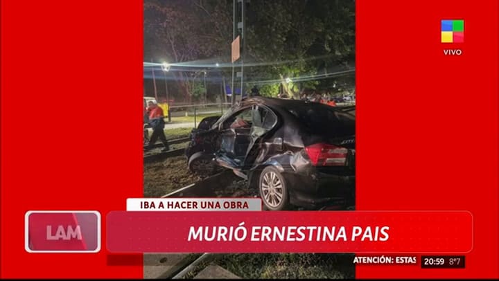 Así habría enterado el hijo de Ernestina Pais de la muerte de su madre
