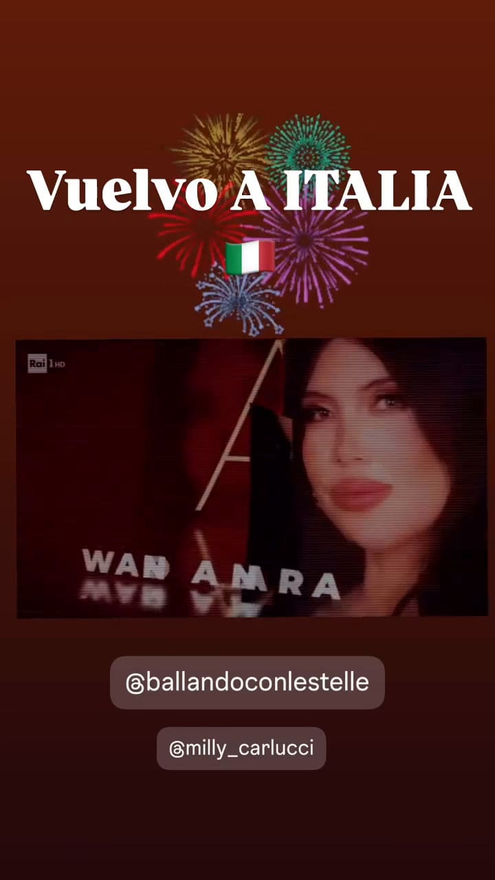 Wanda Nara vuelve al Bailando de Italia