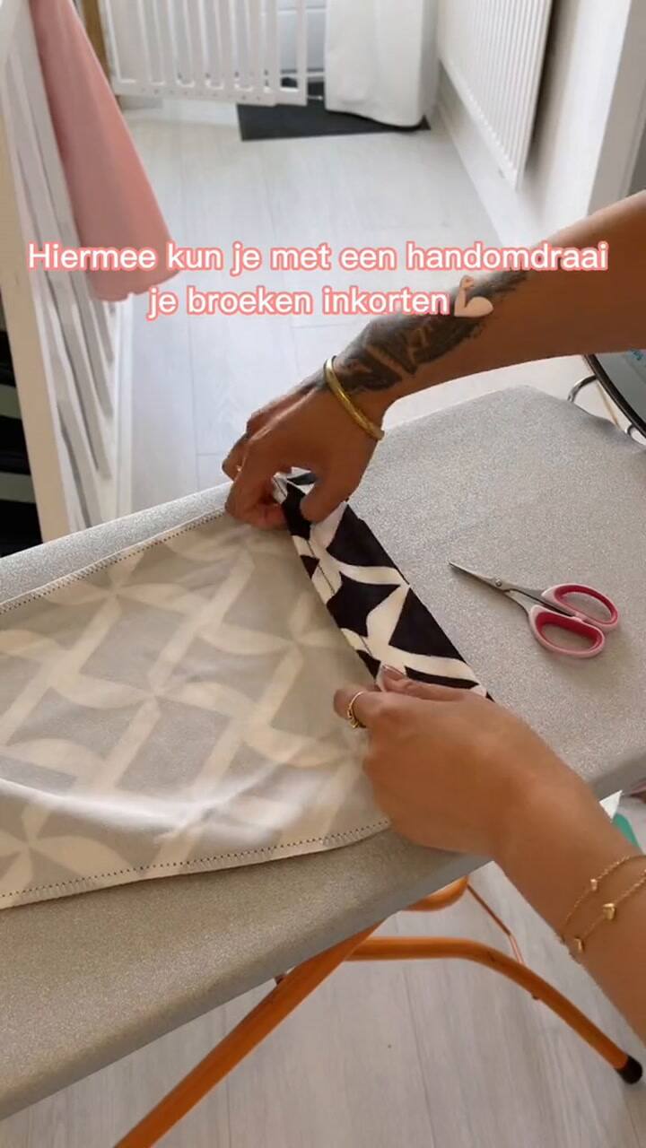 Acortar pantalones largos
