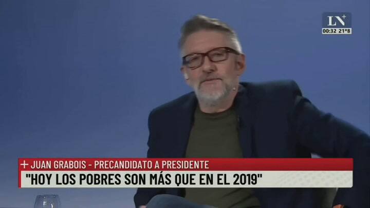 Juan Grabois en +Entrevistas, con Luis Novaresio