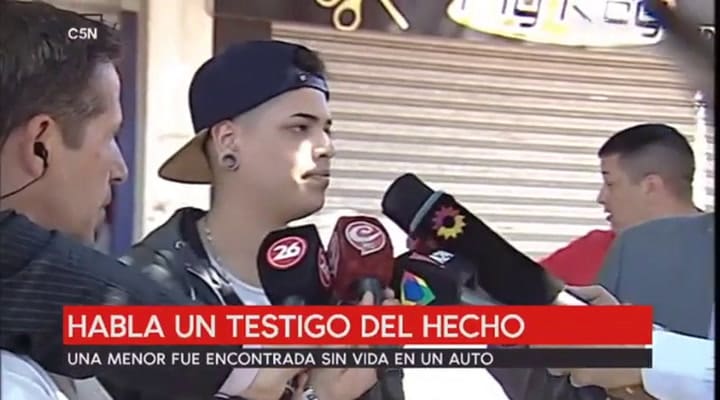 Habla un testigo del secuestro y muerte en Flores - Fuente: C5N