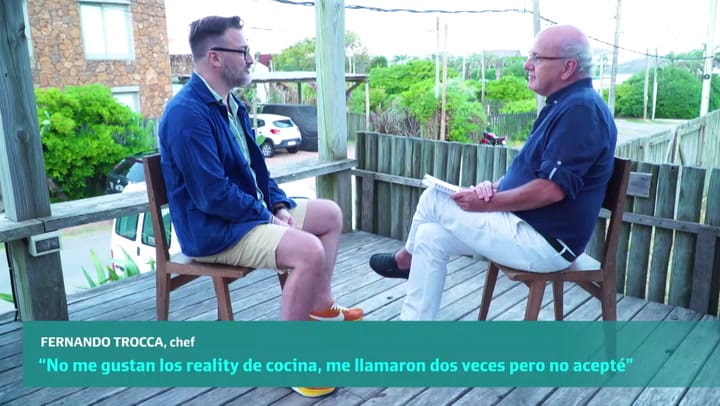 Fernando Trocca “No me gustan los reality de cocina, me llamaron dos veces pero no acepté”