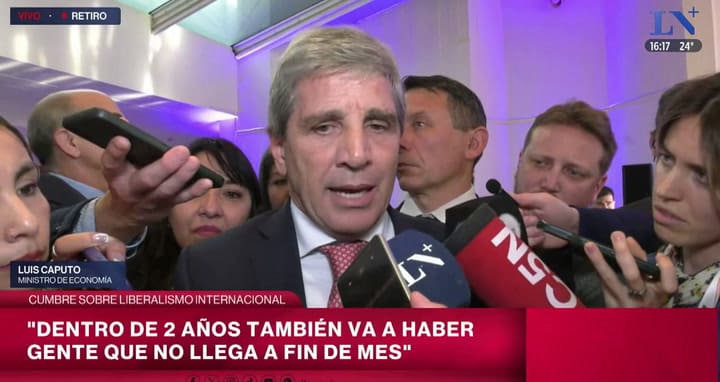 Más declaraciones de Caputo en la cumbre